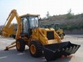 Front end loader 2.5t backhoe  with cheap factory price 4