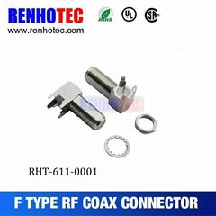 2015 hot F Coaxial ConnectorJack R/A Connector PCB Connector