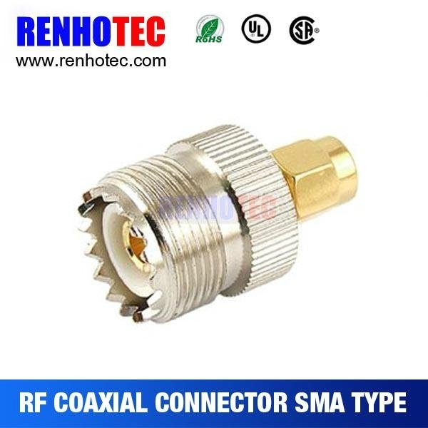 Dosin high quality Sma Plug to UHF Jack connector  2