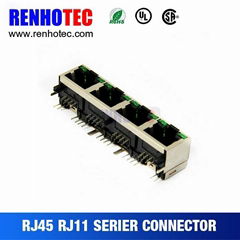 RJ45 connector four ports