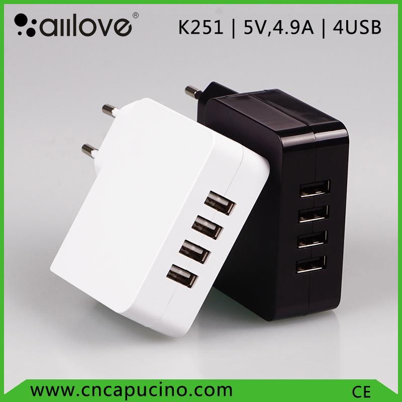 5V,4.9A/4usb/smart charger 2