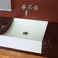 Acrylic Solid Surface White And Brown