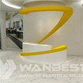 Circle Solid Surface Reception Desk