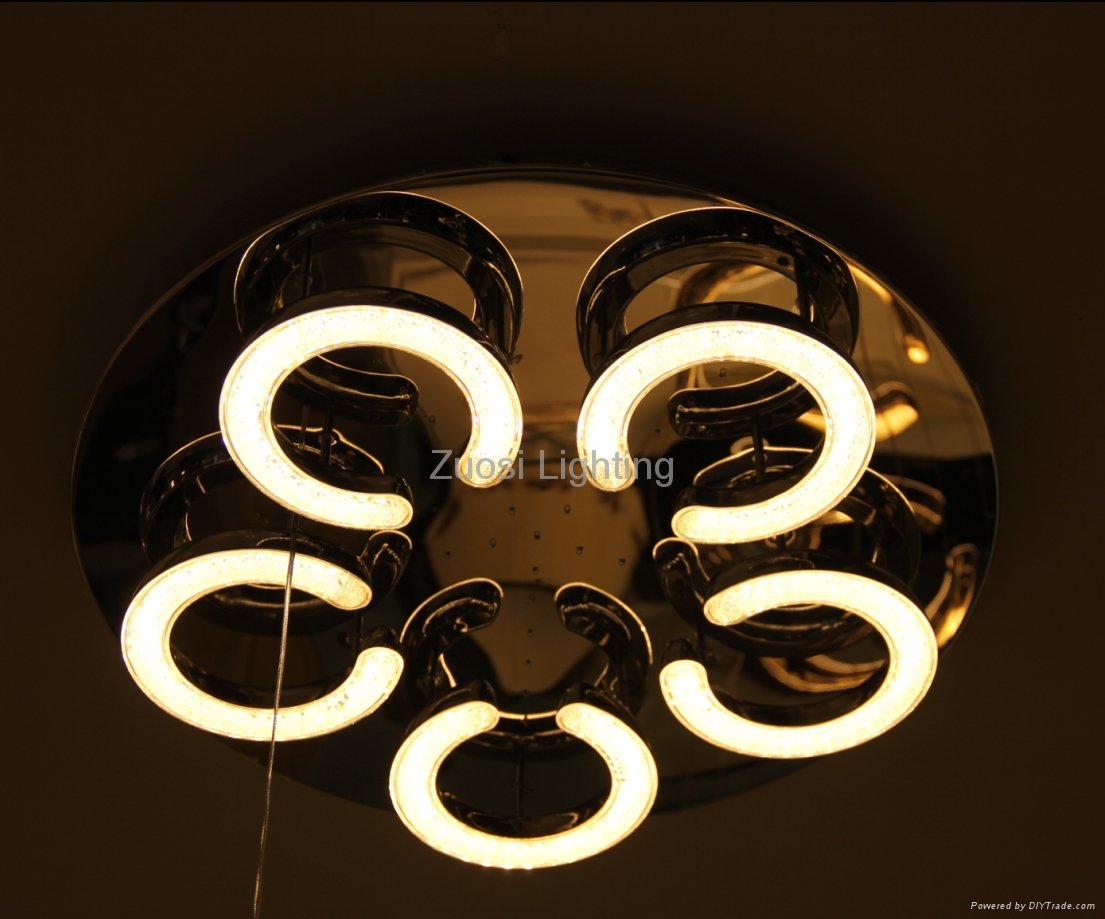 Hot sale Zuosi D6611-2 acrylic pendant led decorative indoor light 3
