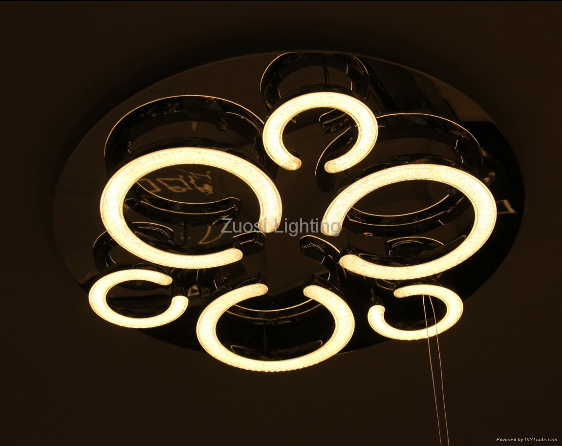 Hot sale Zuosi D6611-2 acrylic pendant led decorative indoor light