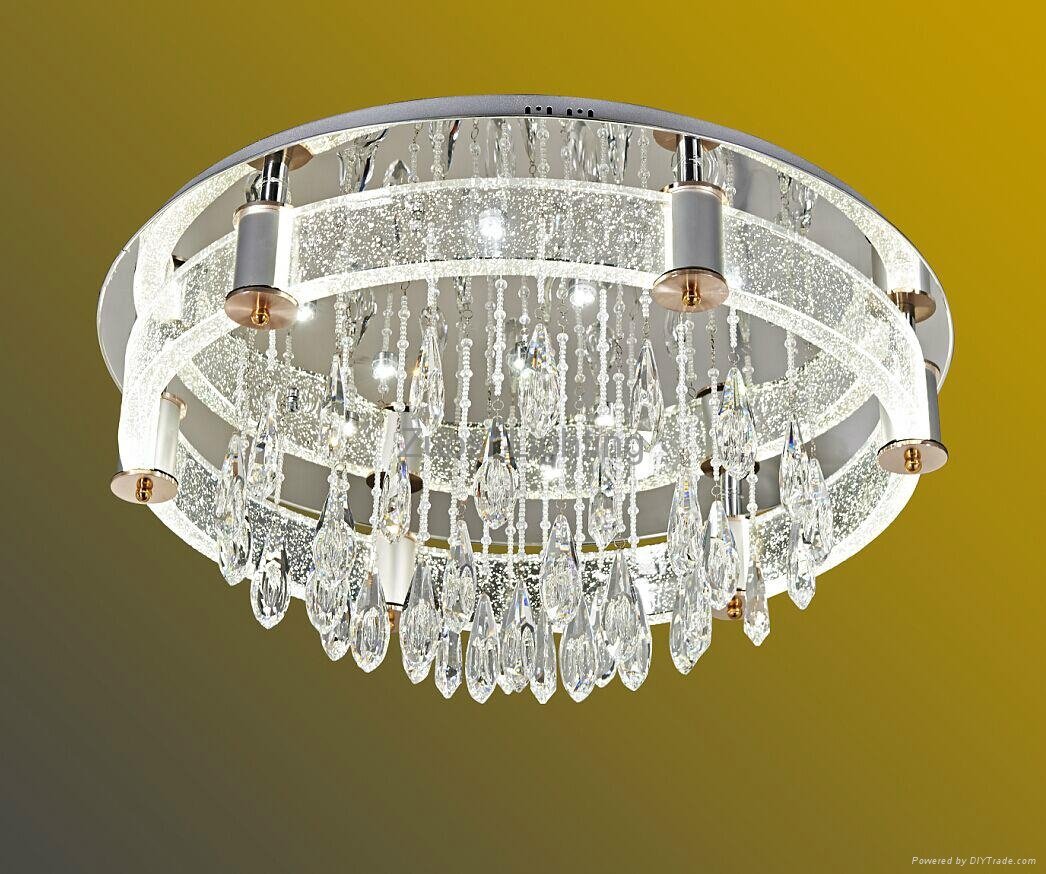 Zuosi bubble crystal modern ceiling lamp 4