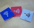 nfc tags and labels with logo for mobile phone payment 2