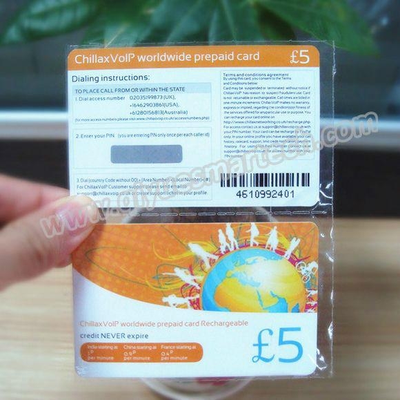 Prepaid Scratch Card Phone Card QY1407022 OEM (China Manufacturer