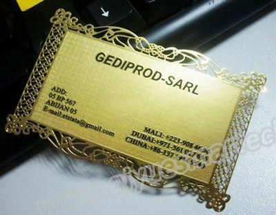 Gold Silver Black Stainless Steel Metal Business Card  4