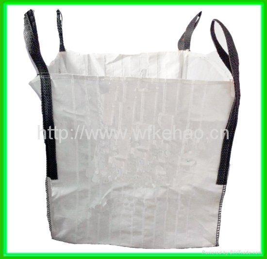 .Breathable Feature white pp woven firewood timber packaging bags