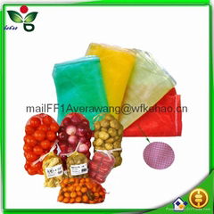 vegetable fruit mesh bag wholesale/vegetable net bag