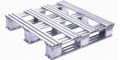 New design durable aluminum pallet better than wood pallet