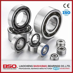 Low noise high quality angular contact ball bearings