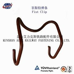 Fist Clip for Railway Fastening System