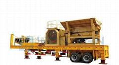 Portable crusher plant