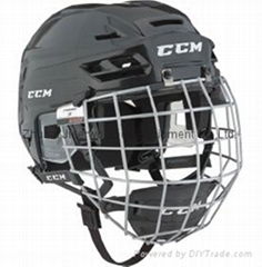 CCM Senior Resistance 100 Ice Hockey Helmet Combo 