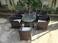 New Style 2016 Hot Sale Modern Chairs And Table Dining Set Outdoor Poly Rattan G