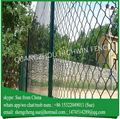 China factory Green PVC coated used chain link fence for sale 2