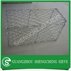 Factory Customize 2X1X1M Galvanized hexagonal wire mesh gabion basket