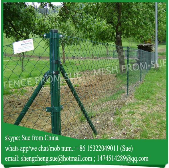 Wholesale 5ft black chain link fence for farm  3