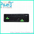 mini razer wired keyboard arabic with