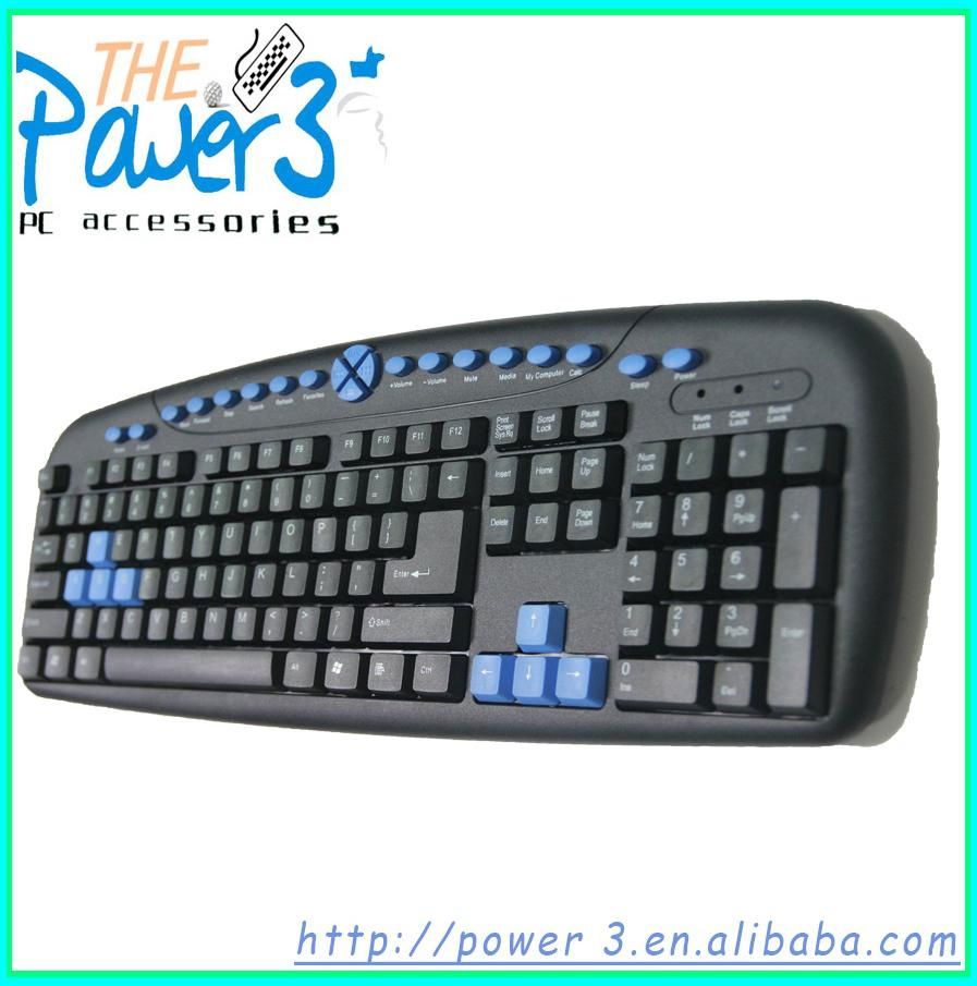 Shenzhen Classic Multimedia Gaming USB Keyboard With Competitive Price 3