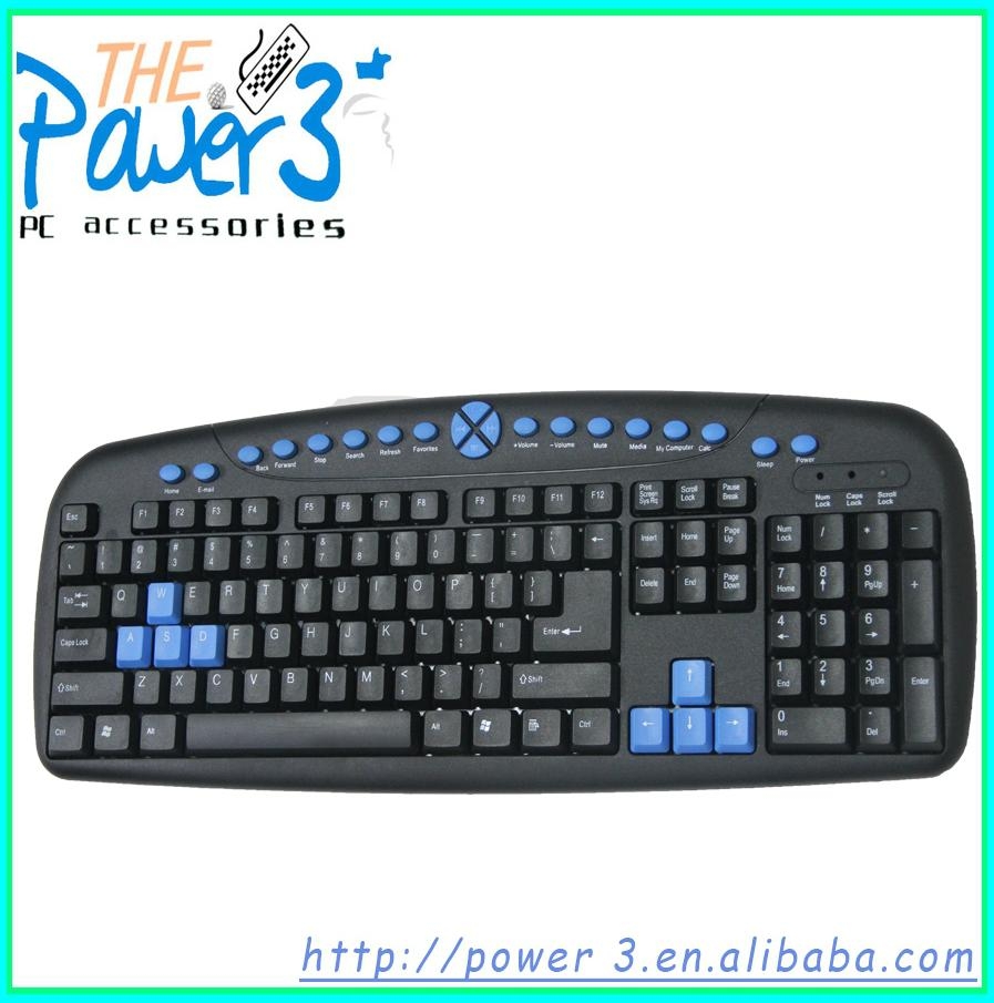 Shenzhen Classic Multimedia Gaming USB Keyboard With Competitive Price K608 OEM (China