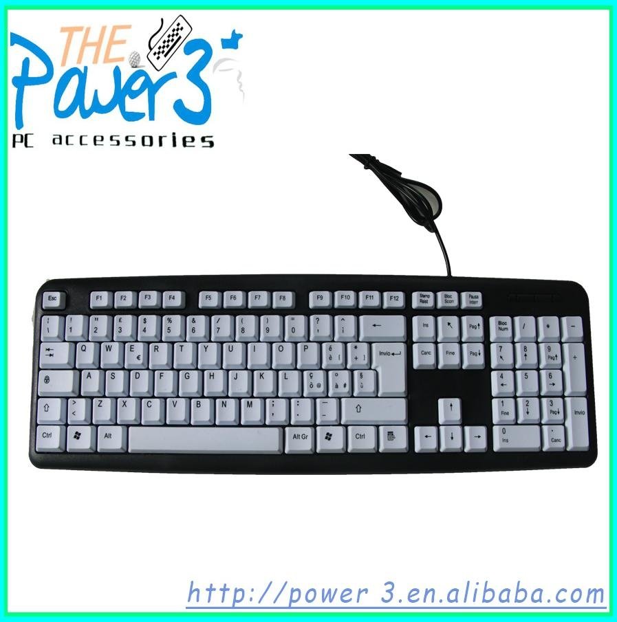 Laptop keyboard arabic typewriter with adjustable stand