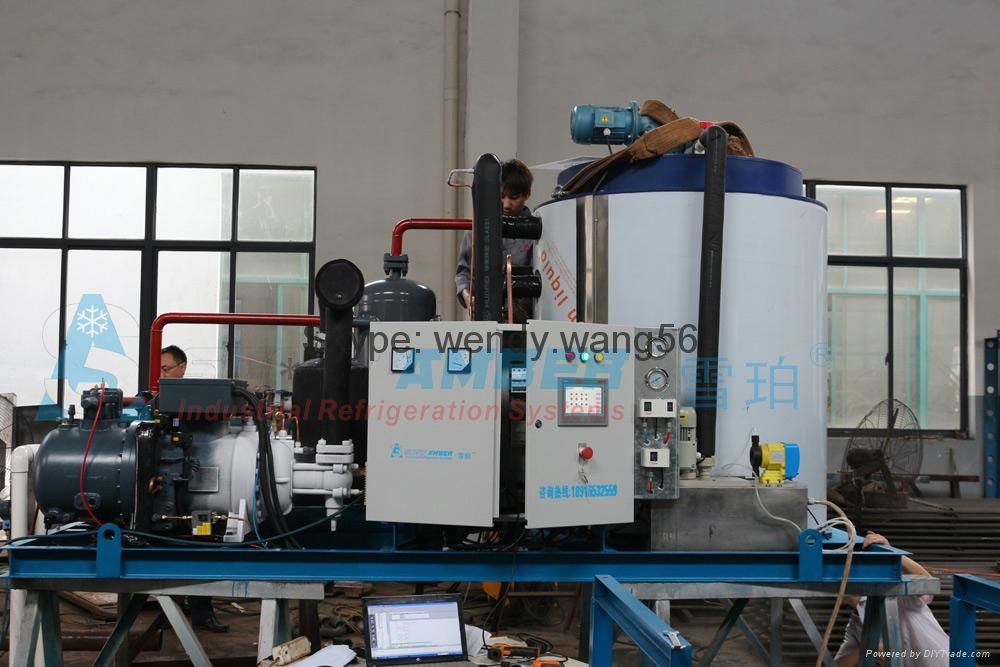 Industrial China 10T per 24hr Fishing Boat ice making machines  4