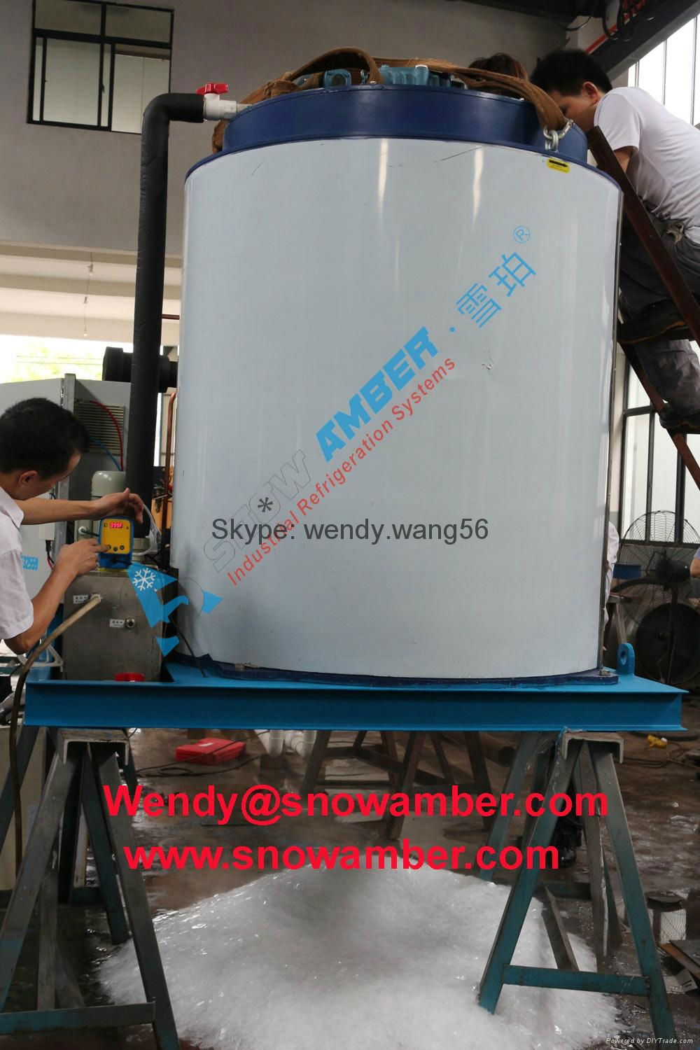 Industrial China 10T per 24hr Fishing Boat ice making machines  5