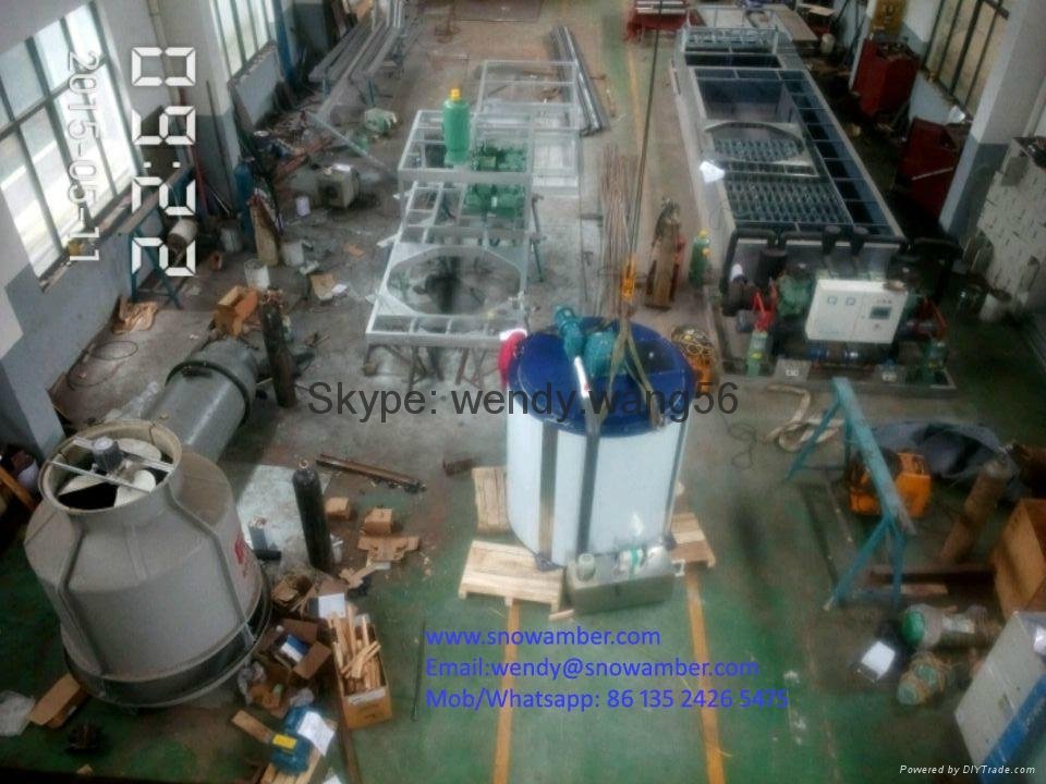 Industrial 20Ton Factory Ice Flake ice making machine for Fish for  5