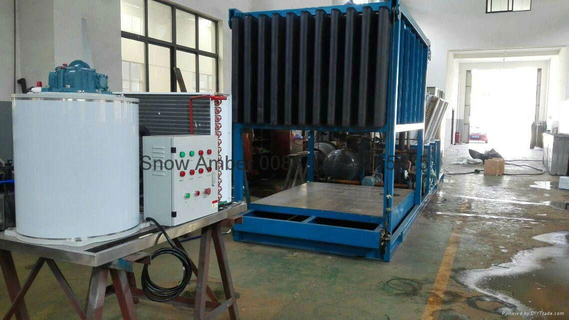 Industrial Indirect Type 5 Ton Block Ice Machine for Port ice plant