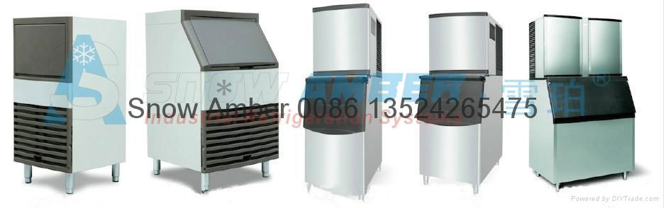 Commerical CE Approved Ice Cube Freezer Maker in Coffee and Hotel  2