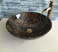 Stone Vessel Sink Marble Wash Bain