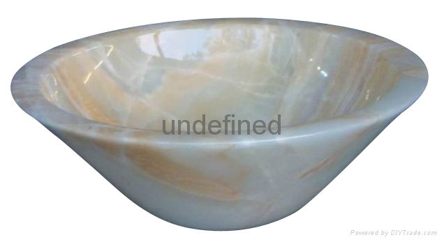 onyx vessel sink natural stone wash basin bathroom sink  2