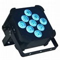 9X10W 5IN1 Battery Wireless Uplight Battery Powered & Wireless DMX LED Par 1