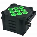 9X10W 5IN1 Battery Wireless Uplight Battery Powered & Wireless DMX LED Par 2