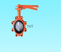 Lever operated Lug type Butterfly Valve