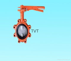 Lever operated Lug type Butterfly Valve 