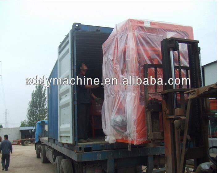 QT4-24 semi-automatic brick making machine,concrete hollow block making machine 2