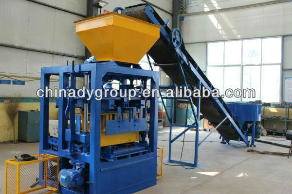 QT4-24 semi-automatic brick making machine,concrete hollow block making machine 5