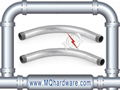 galvanized steel conduit pipe elbow 90