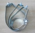 clamping ring swivel loop hanger for supporting pipe 2