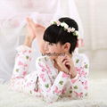 Children Clothing Sets baby girl's pajamas suits Girls Clothing Sets print sleep 2