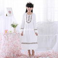  Spring Autumn Kids Sleepwear Sleeping Dress long Cotton Pajamas Children Pijama 1