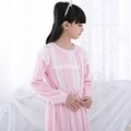 Cotton Nightgown Princess Nightdress Royal pijama Sleepwear Long White girl kids 2
