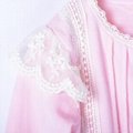Cotton Nightgown Princess Nightdress Royal pijama Sleepwear Long White girl kids 5