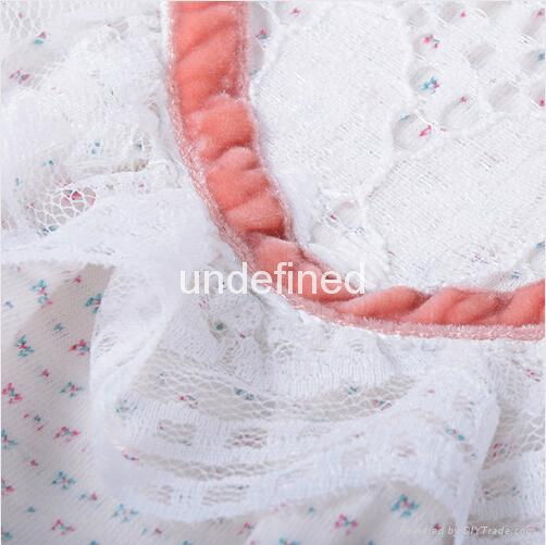 Long Sleeve Lace Pajamas Girls Princess Home Clothes 5