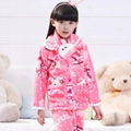 Children Warm Thicken Flannel pyjama set for kids 3