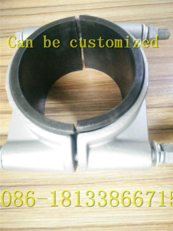 Type 7 bolt Aluminum Alloy high-voltage cable fixed clamp 4
